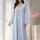 Abaya Élégance Céleste Bleu Clair