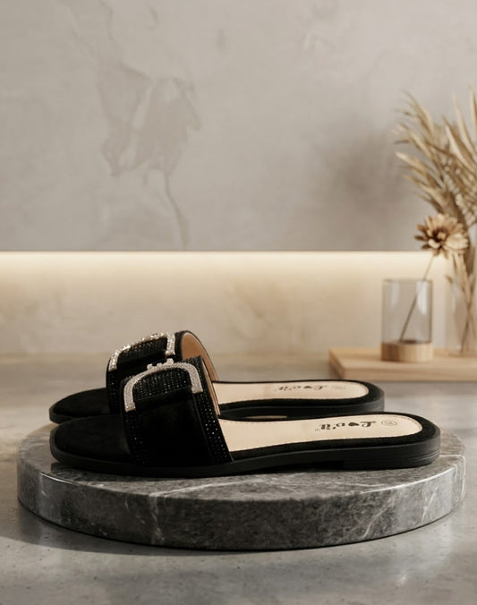 Sandales Élégance à Boucle Strass