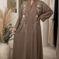 Abaya Alya Élégance Royale – Raffinement & Prestige