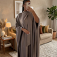 Abaya effet papillon fluide – Coupe ample et élégante