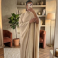 Abaya effet papillon fluide – Coupe ample et élégante