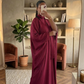 Abaya effet papillon fluide – Coupe ample et élégante