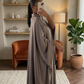 Abaya effet papillon fluide – Coupe ample et élégante
