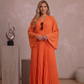 Robe Longue Plissée Effet Papillon : L'Élégance Fluide pour Toutes les Silhouettes