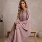 Robe Longue Plissée Effet Papillon : L'Élégance Fluide pour Toutes les Silhouettes