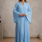 Robe Longue Plissée Effet Papillon : L'Élégance Fluide pour Toutes les Silhouettes