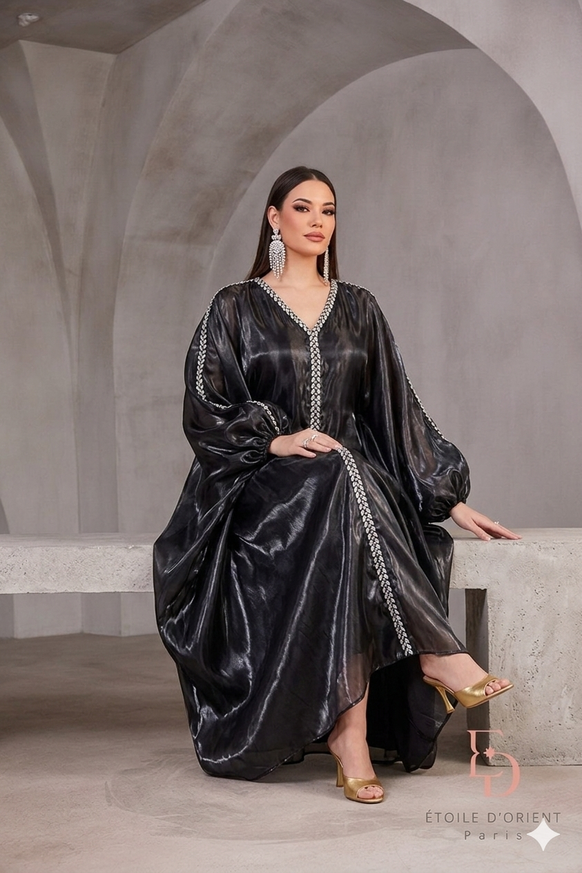 Robe Abaya Perla — L’éclat de l’élégance intemporelle