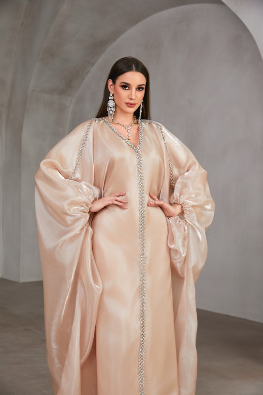 Robe Abaya Perla — L’éclat de l’élégance intemporelle