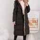 Victoria Doudoune Longue Avec Capuche en Matériau Doux et Confortable pour Femmes